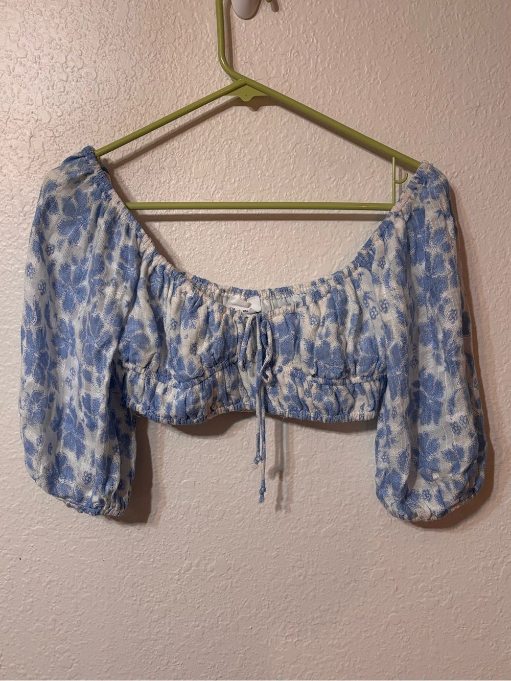 Sky to Moon Floral Crop Top Medium